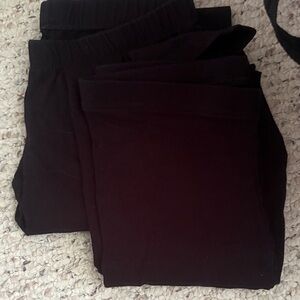 Two Pack Size girls xl Black Leggings